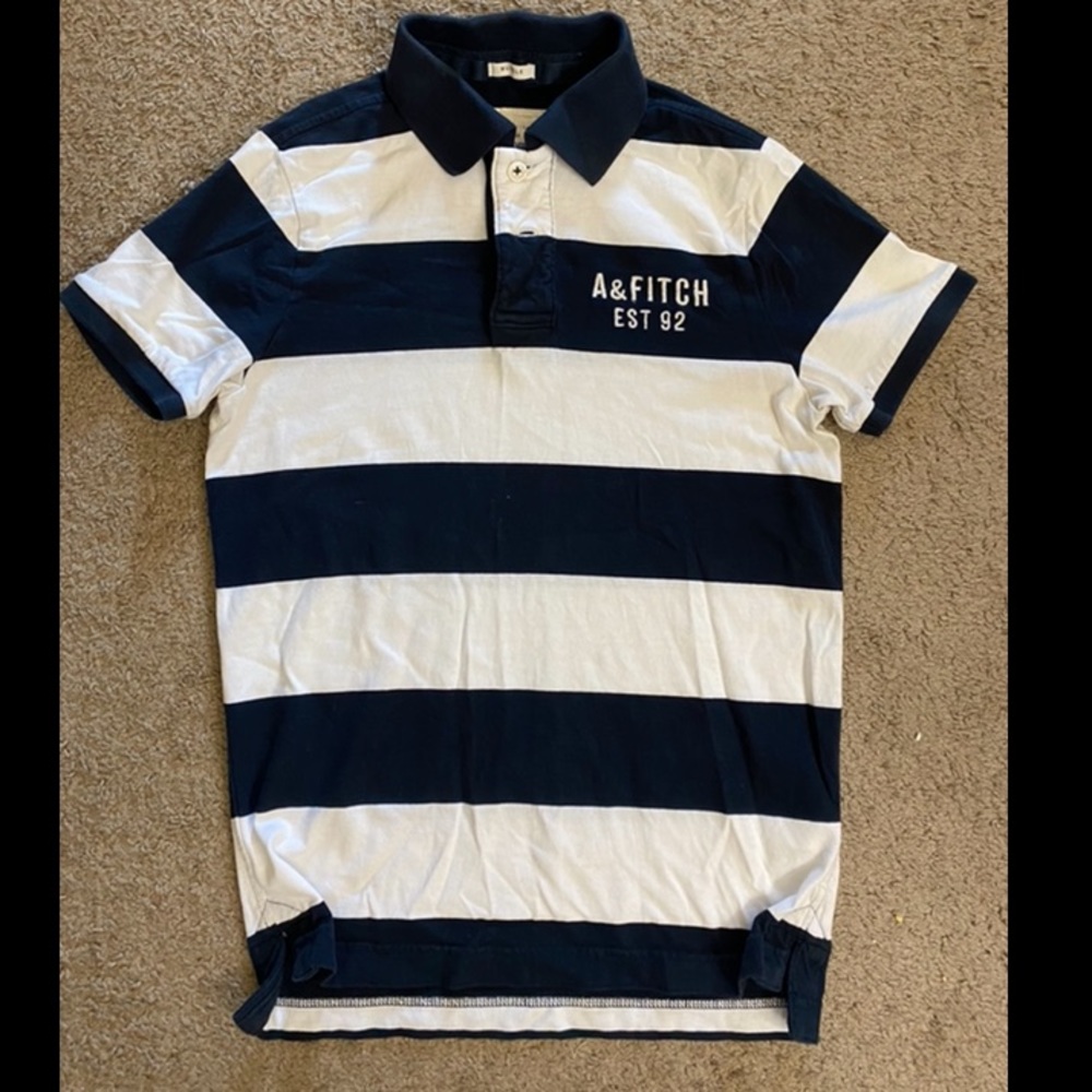 Abercrombie & Fitch striped polo